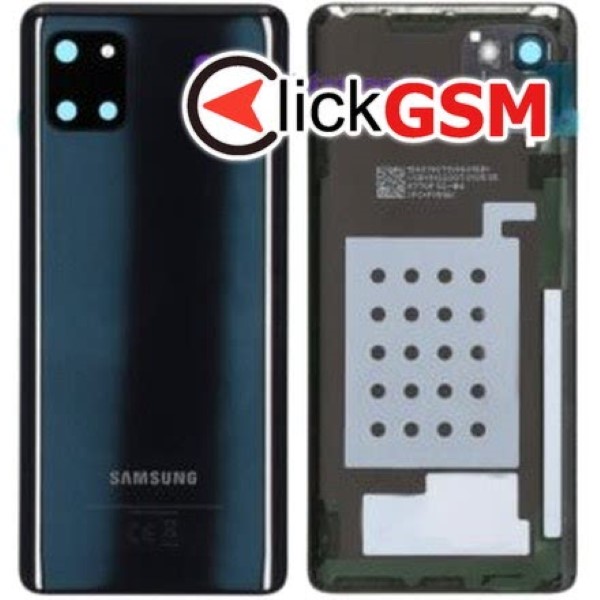 Piesa Capac Spate Cu Geam Camera Negru Samsung Galaxy Note10 Lite Uut