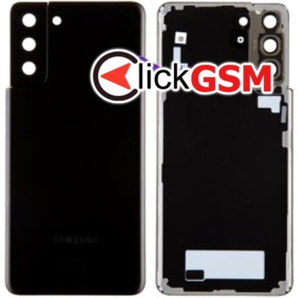 Piesa Capac Spate Cu Geam Camera Negru Samsung Galaxy S21.plus 5g Znp