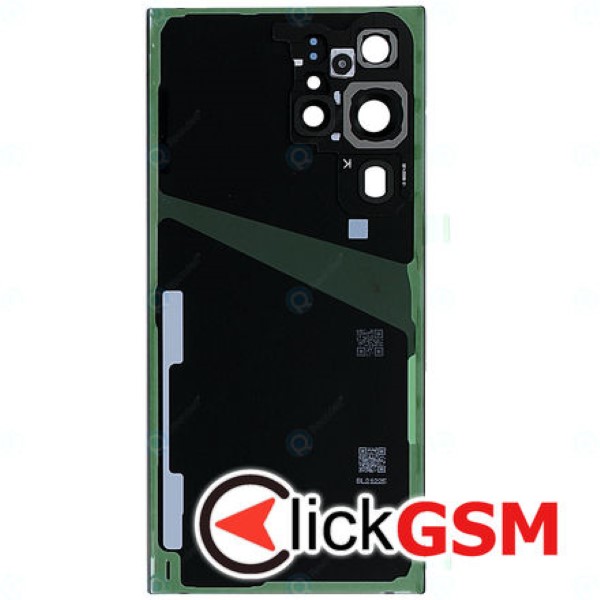 Piesa Capac Spate Cu Geam Camera Negru Samsung Galaxy S23 Ultra 28e3