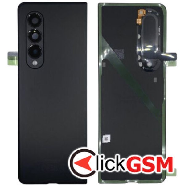 Piesa Piesa Capac Spate Cu Geam Camera Negru Samsung Galaxy Z Fold3 345h