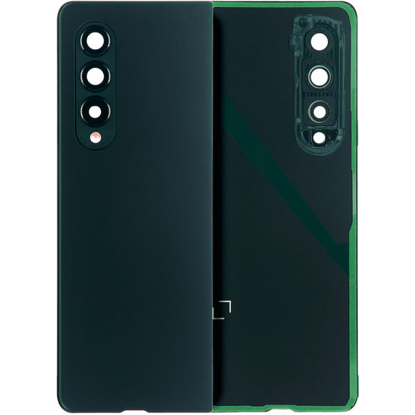 Samsung Galaxy Z Fold3 · Back Cover Glass With Camera Lens For Samsung Galaxy Z Fold 3 5G (Premium) (Phantom Black)