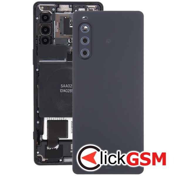 Piesa Capac Spate Cu Geam Camera Negru Sony Xperia 10 V 3fpd