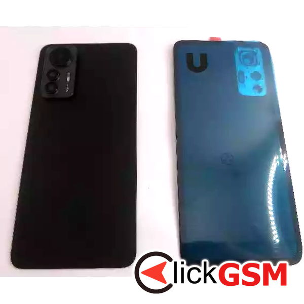 Piesa Piesa Capac Spate Cu Geam Camera Negru Xiaomi 12 Lite 3be2