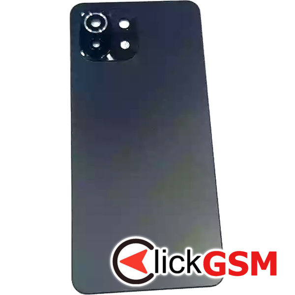 Piesa Capac Spate Cu Geam Camera Negru Xiaomi Mi 11 Lite 37vc