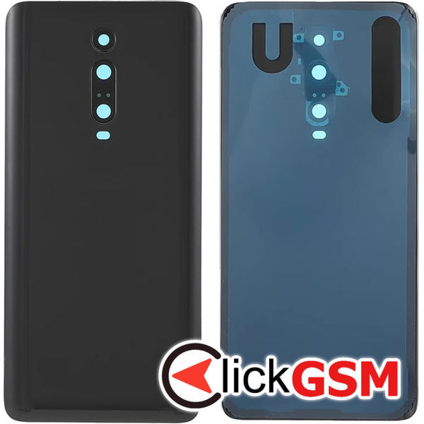 Piesa Piesa Capac Spate Cu Geam Camera Negru Xiaomi Mi 9t 4wuk