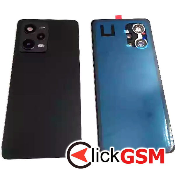 Piesa Capac Spate Cu Geam Camera Negru Xiaomi Redmi Note 12 Pro 5g 3a40