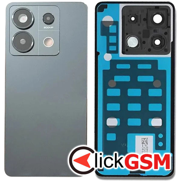 Piesa Capac Spate Cu Geam Camera Negru Xiaomi Redmi Note 13 Pro 4xer