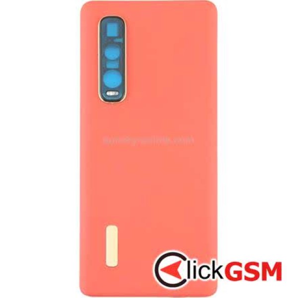 Piesa Capac Spate Cu Geam Camera Orange Oppo Find X2 Pro 1wj6