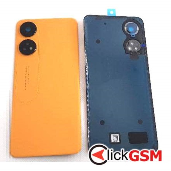 Piesa Piesa Capac Spate Cu Geam Camera Orange Oppo Reno8 T 4g 2qmx