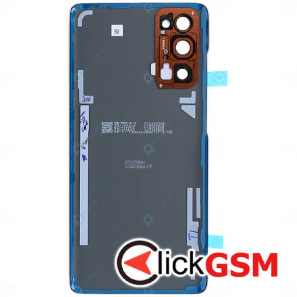 Piesa Piesa Capac Spate Cu Geam Camera Orange Samsung Galaxy S20 Fe 5g Nv3