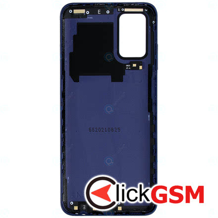 Piesa Piesa Capac Spate Cu Geam Camera Pentru Samsung Galaxy A03s Albastru 12qa