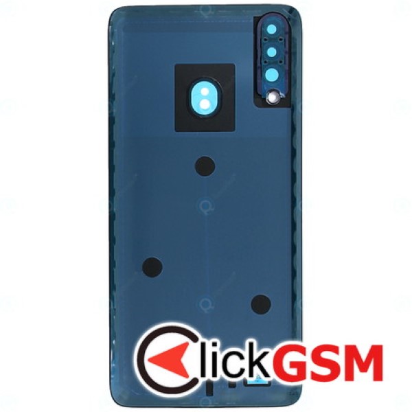 Piesa Piesa Capac Spate Cu Geam Camera Pentru Samsung Galaxy A20s Albastru Mm8