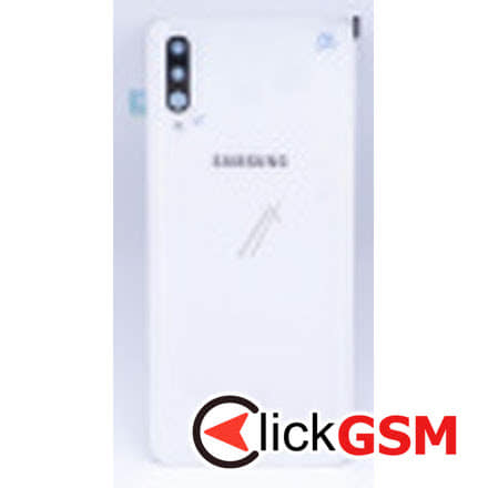 Piesa Piesa Capac Spate Cu Geam Camera Pentru Samsung Galaxy A70 Alb 6xa