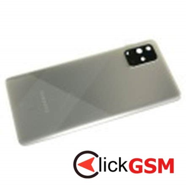 Piesa Piesa Capac Spate Cu Geam Camera Pentru Samsung Galaxy A71 Argintiu 6ns