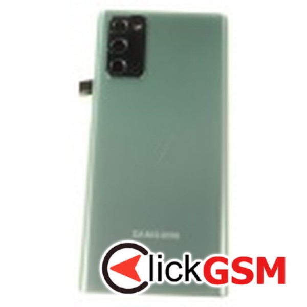 Piesa Piesa Capac Spate Cu Geam Camera Pentru Samsung Galaxy Note20 5g Verde 1153