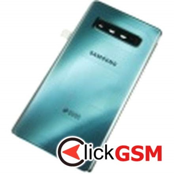 Piesa Capac Spate Cu Geam Camera Pentru Samsung Galaxy S10+ Verde 6r0