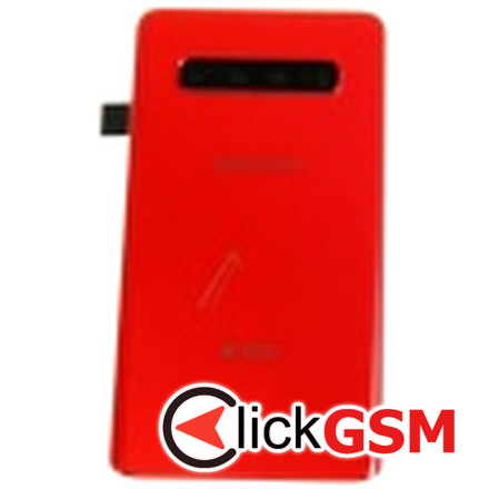 Capac Spate cu Geam Camera Rosu Samsung Galaxy S10 6ol