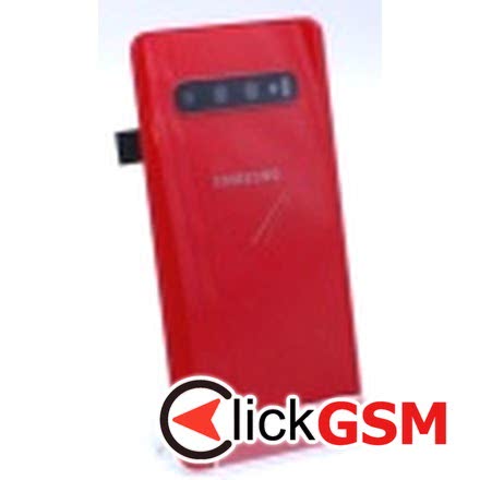 Piesa Capac Spate Cu Geam Camera Pentru Samsung Galaxy S10 Rosu 7ed