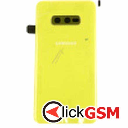 Piesa Piesa Capac Spate Cu Geam Camera Pentru Samsung Galaxy S10e Galben 7et