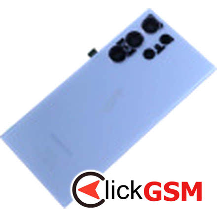 Capac Spate cu Geam Camera Albastru Samsung Galaxy S23 Ultra 295m