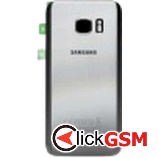 Piesa Piesa Capac Spate Cu Geam Camera Pentru Samsung Galaxy S7 Gri 6o4