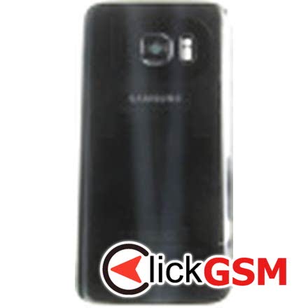 Piesa Capac Spate Cu Geam Camera Pentru Samsung Galaxy S7 Negru 6am