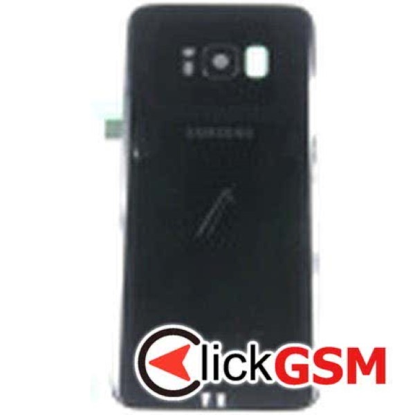 Piesa Capac Spate Cu Geam Camera Pentru Samsung Galaxy S8 Negru 6nc