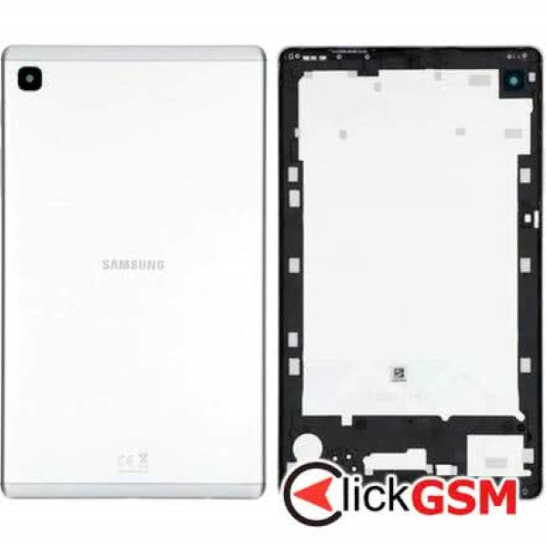 Piesa Capac Spate Cu Geam Camera Pentru Samsung Galaxy Tab A7 Lite Argintiu 1h80