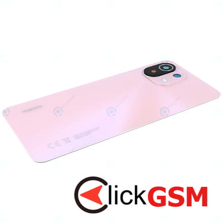 Capac Spate cu Geam Camera Roz Xiaomi Mi 11 Lite y15