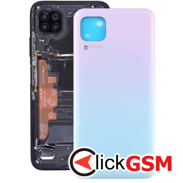 Piesa Capac Spate Cu Geam Camera Pink Huawei P40 Lite 2ens