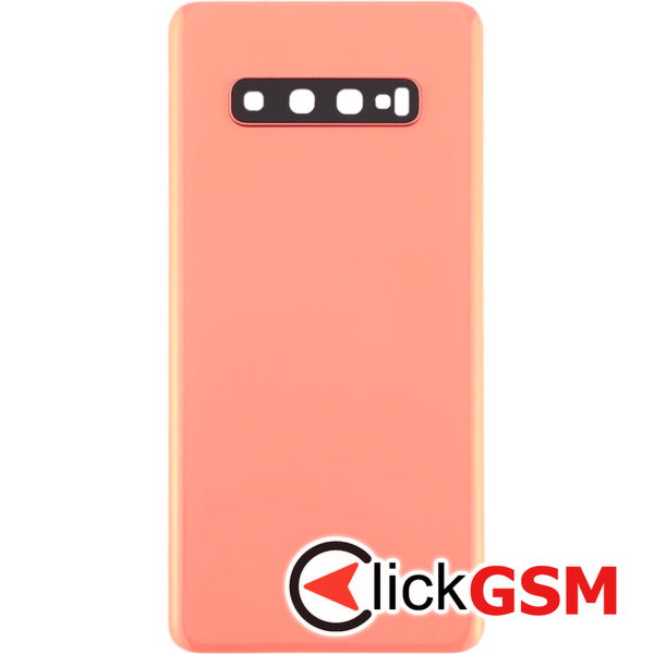 Piesa Capac Spate Cu Geam Camera Pink Samsung Galaxy S10.plus 4amo