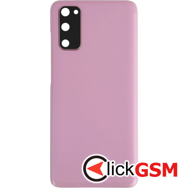 Piesa Piesa Capac Spate Cu Geam Camera Pink Samsung Galaxy S20 4air