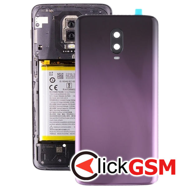 Piesa Capac Spate Cu Geam Camera Purple Oneplus 6t 4nuf