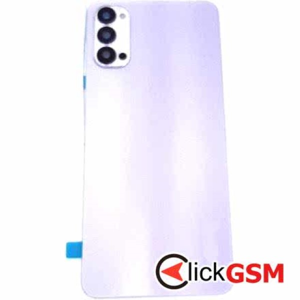 Piesa Capac Spate Cu Geam Camera Purple Oppo Reno4 2qis