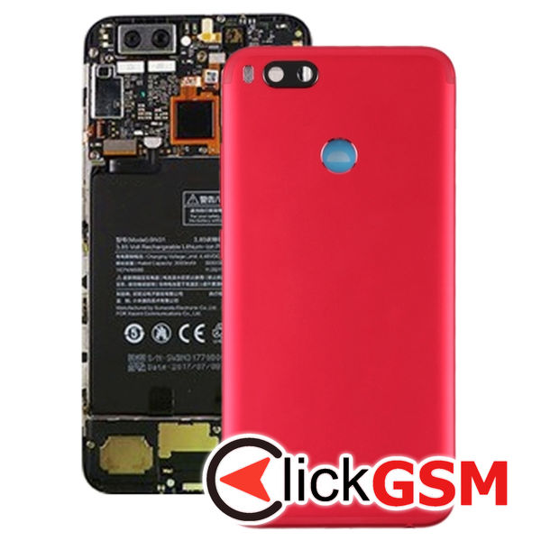 Piesa Capac Spate Cu Geam Camera Red Xiaomi Mi 5x 25vu