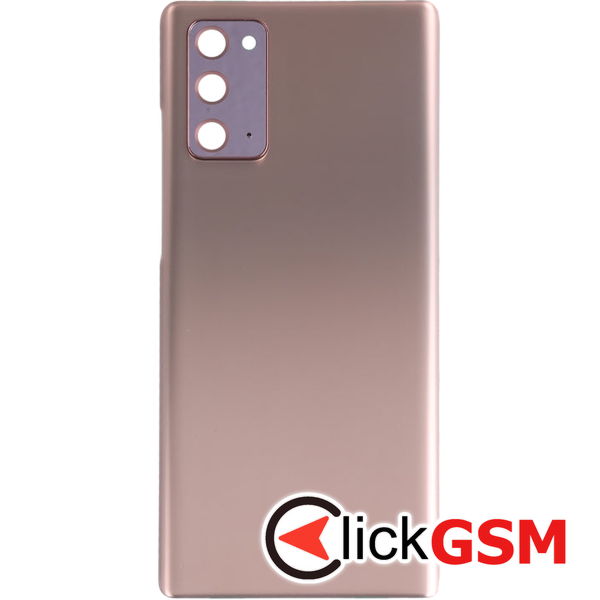 Piesa Piesa Capac Spate Cu Geam Camera Rose Gold Samsung Galaxy Note20 4ain