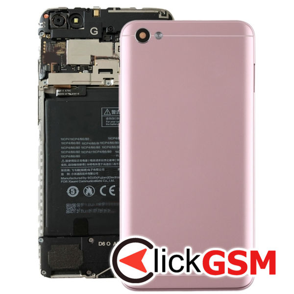 Piesa Piesa Capac Spate Cu Geam Camera Rose Gold Xiaomi Redmi Note 5a 25vx