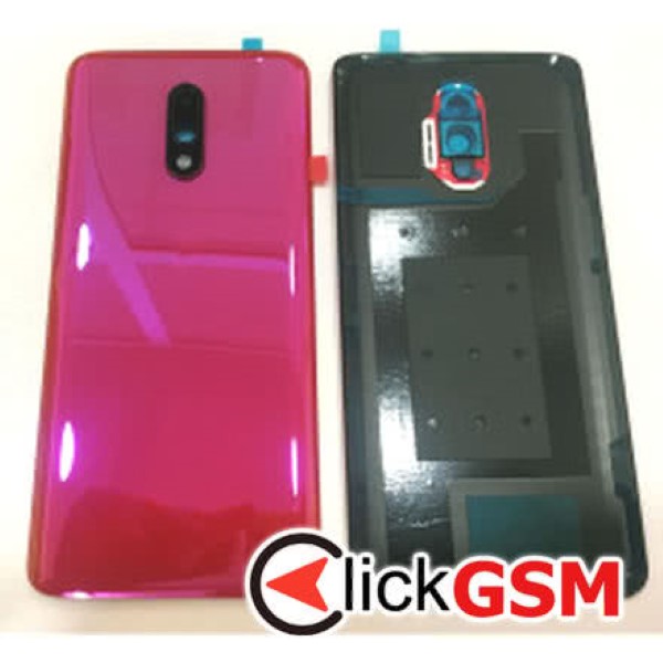 Piesa Capac Spate Cu Geam Camera Rosu Oneplus 7 24of