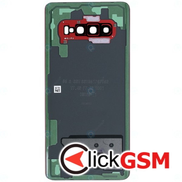 Piesa Capac Spate Cu Geam Camera Rosu Samsung Galaxy S10.plus 10te