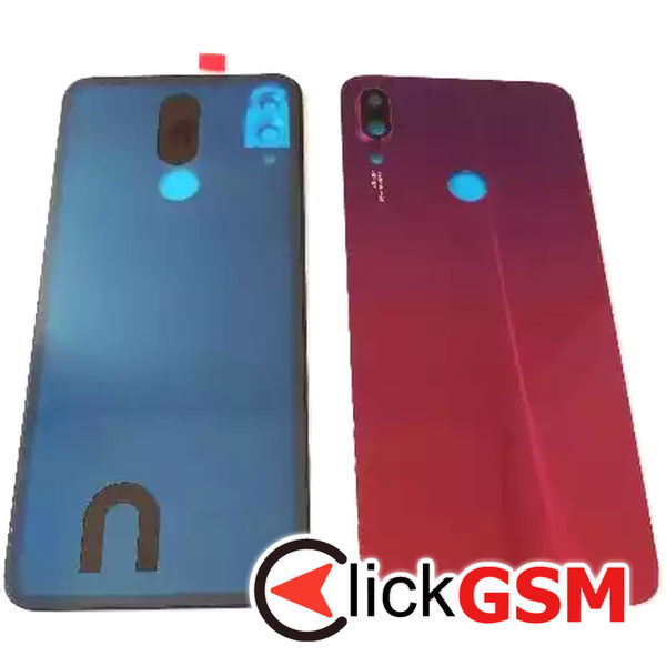 Piesa Capac Spate Cu Geam Camera Rosu Xiaomi Redmi Note 7 D2q