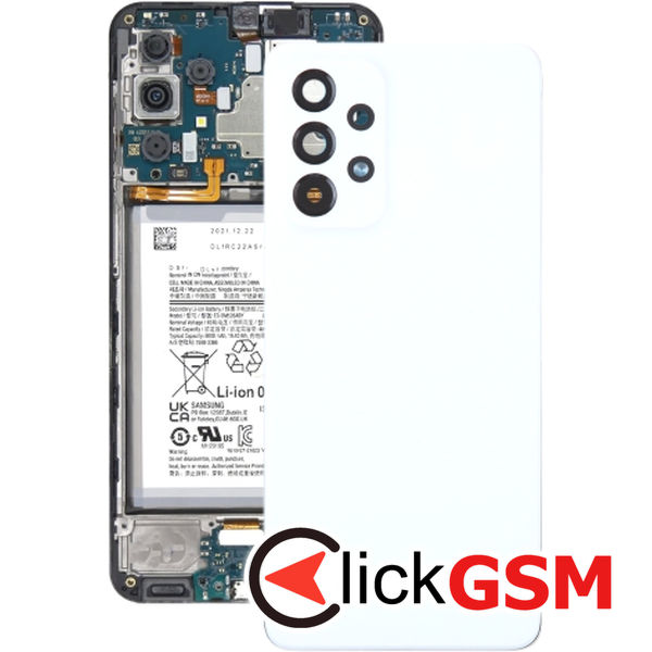 Piesa Capac Spate Cu Geam Camera Samsung Galaxy A33 5g 4b0w