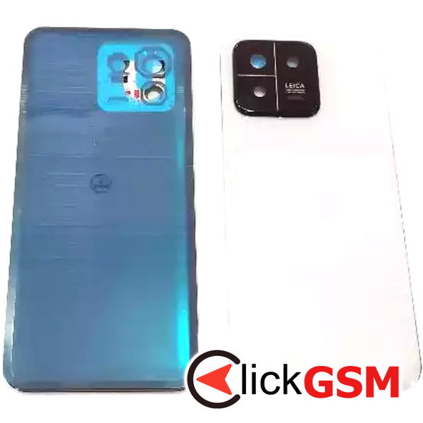 Piesa Piesa Capac Spate Cu Geam Camera Si Buton Amprenta Alb Xiaomi 13 G2n