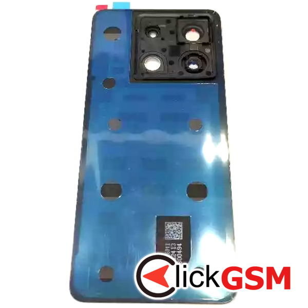 Piesa Capac Spate Cu Geam Camera Si Buton Amprenta Negru Xiaomi Redmi Note 13 Pro Hzs