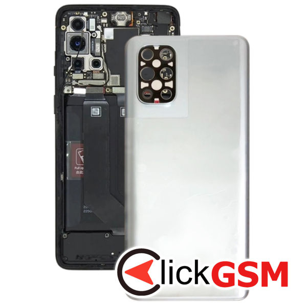 Piesa Capac Spate Cu Geam Camera Silver Oneplus 8t 21u8