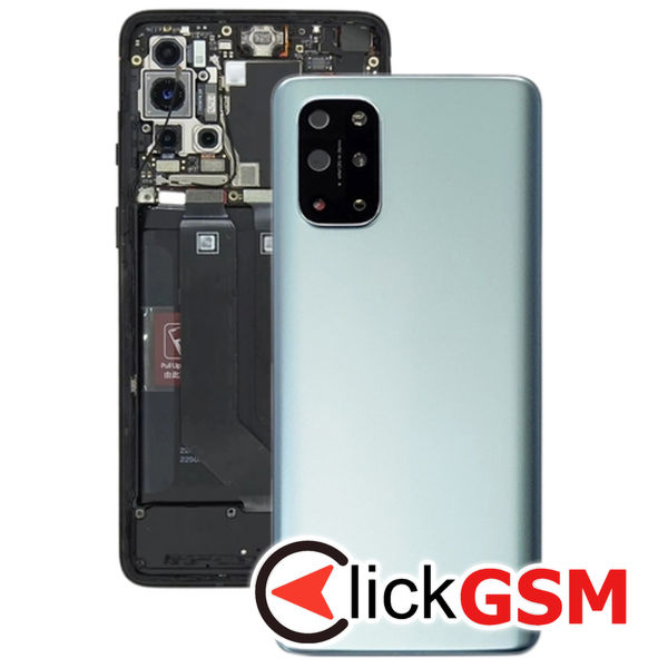 Piesa Capac Spate Cu Geam Camera Silver Oneplus 8t 21u9