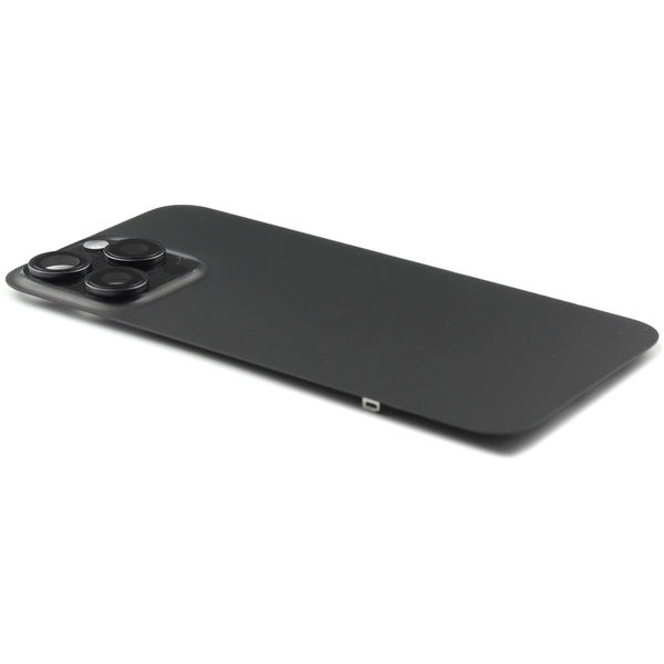 Capac Spate cu Geam Camera Swap Negru Apple iPhone 15 Pro Max · Back Cover incl. Camera lens, Flash Light and Wireless Charging For iPhone 15 Pro Max (EU Version) Black Titanium Pulled