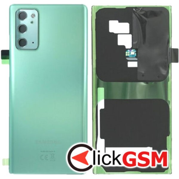 Piesa Capac Spate Cu Geam Camera Verde Samsung Galaxy Note20 344r