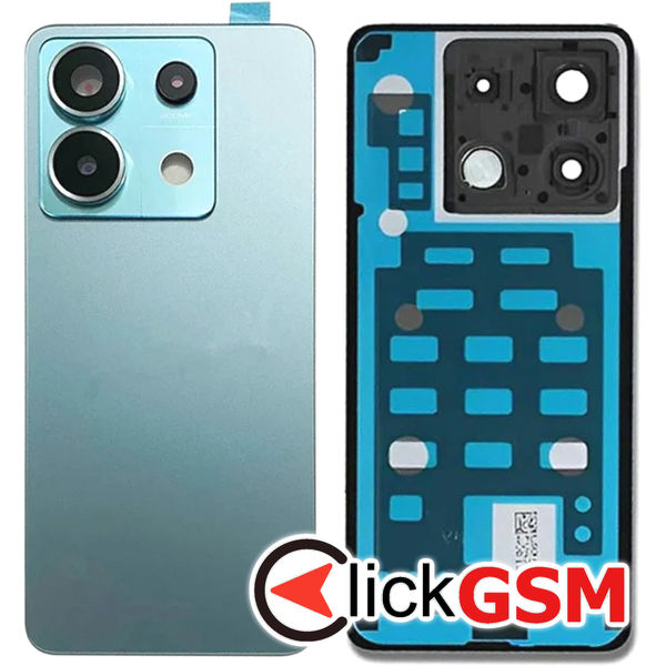 Piesa Capac Spate Cu Geam Camera Verde Xiaomi Redmi Note 13 Pro 4w0b