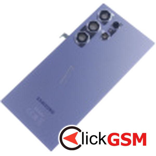 Piesa Capac Spate Cu Geam Camera Violet Samsung Galaxy S24 Ultra Hkn