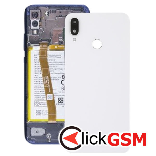 Piesa Capac Spate Cu Geam Camera White Huawei Nova 3i 4ndy